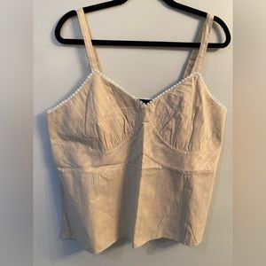 Lane Bryant lt.tan tank top size 16